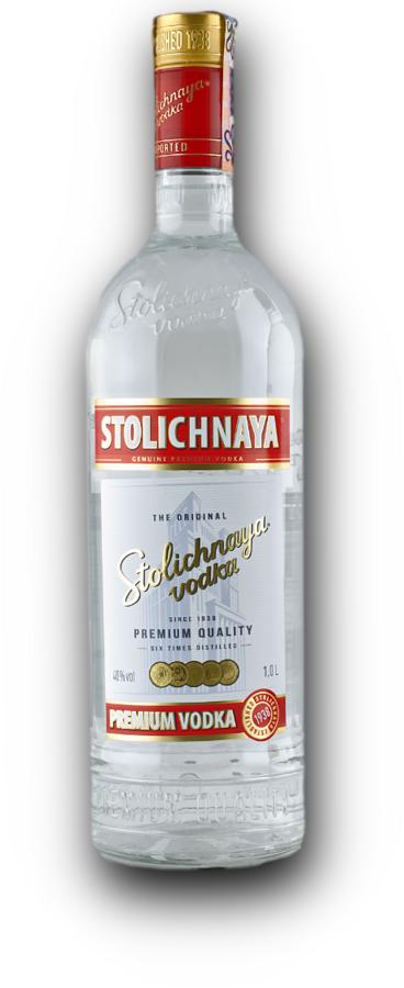 Stolichnaya 40% 1l (holá láhev)