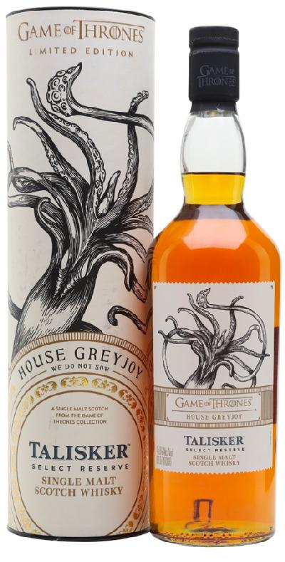 Talisker Game of Thrones House Greyjoy 45,8% 0,7l (tuba)