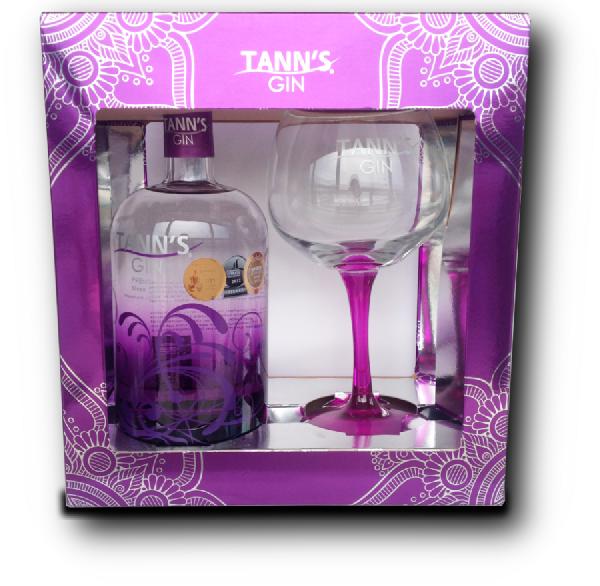 Tann's Gin Premium 40% 0,7l – dárkové balení se skleničkou
