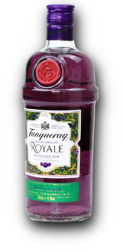 Tanqueray Blackcurrant Royale 41.3% 0.7L (holá láhev)