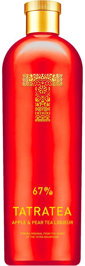 Tatratea Apple & Pear 67 % – čajový likér, 0,7 l