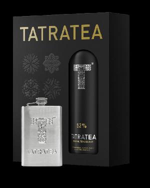 Tatratea Original 52% 0,7L (dárkové balení s ploskačkou)