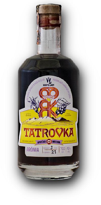 Tatrovka Arónia 42% 0,7L (holá láhev)