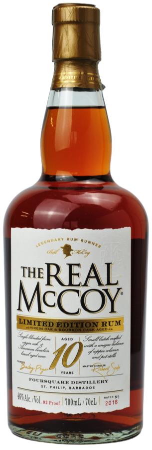 The Real McCoy 10YO Virgin Oak 46% 0.7L (holá láhev)
