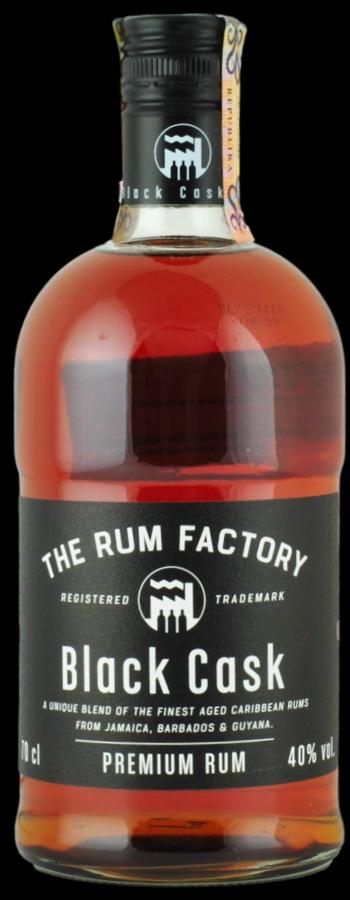 The Rum Factory Black Cask 40% 0,7L (karton)