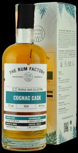 The Rum Factory - Double Cask Collection - Cognac Cask 45% 0,7L (karton)