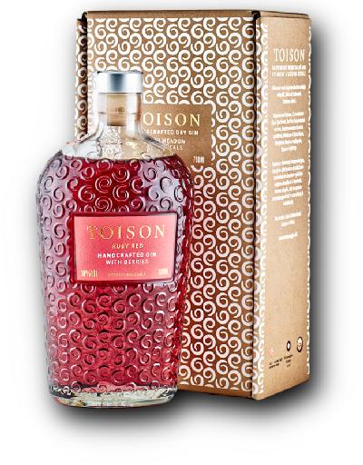 Toison Ruby Red 38% 0,7 l — dárkové balení kazeta