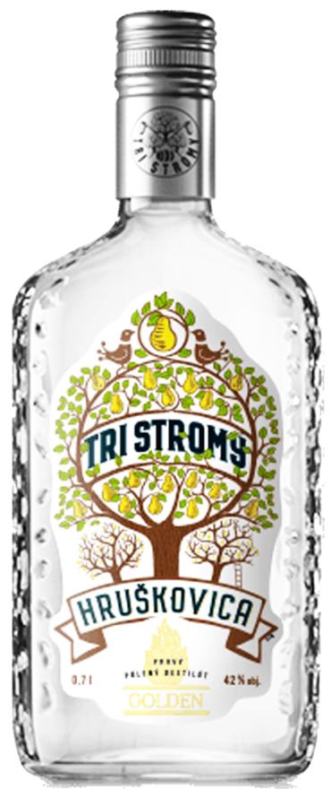 Hruškovica Tri Stromy 42% 0,7 l – pálený destilát z hrušek