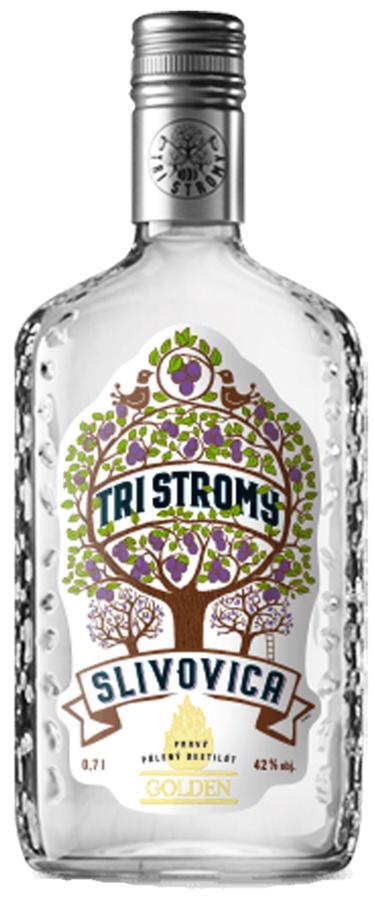 Slivovica TRI STROMY 42% 0.7L (holá láhev)