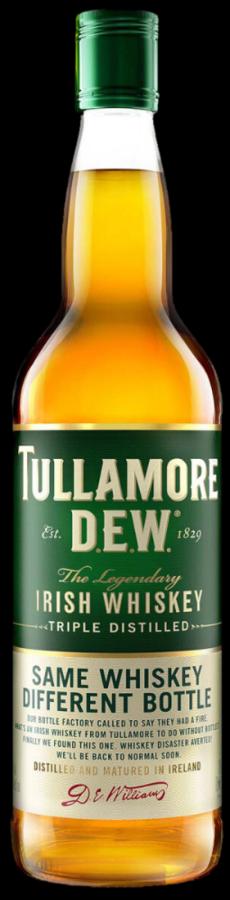 Tullamore D.E.W. - kulatá láhev) 40% 0,7L (holá láhev)