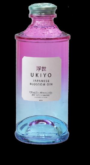 Ukiyo Japanese Blossom Gin 40% 0,7l (holá láhev)