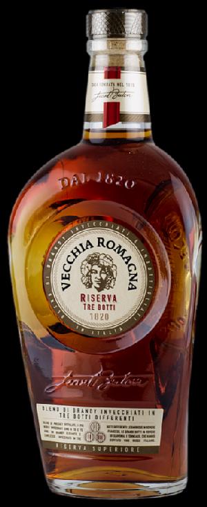 Vecchia Romagna Riserva Tre Botti 40,8% 0,7L (holá láhev)