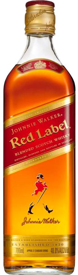 Johnnie Walker Red Label 40% 0,7l (holá láhev)