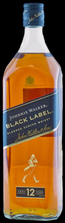 Johnnie Walker 12YO Black Label 40% 1,0L (holá láhev)