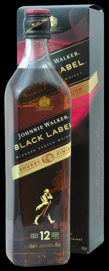Johnnie Walker Black Label 12YO Sherry Finish 40% 0,7L (karton)