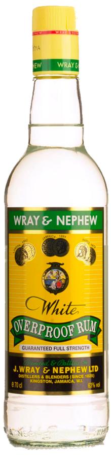 Wray & Nephew Overproof 63% 0,7l (holá láhev)
