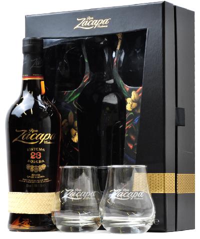 Zacapa Centenario 23 Solera 40% 0,7L (dárkové balení s 2 skleničkami)