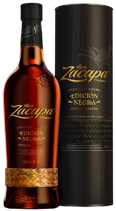 Zacapa Edicion Negra 43% 0,7l (tuba)
