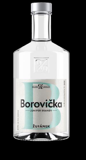 Žufánek Borovička 45% 0,5l (holá láhev)