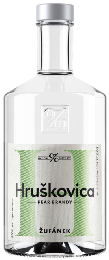 Žufánek Hruškovica 45% 0,5l (holá láhev)