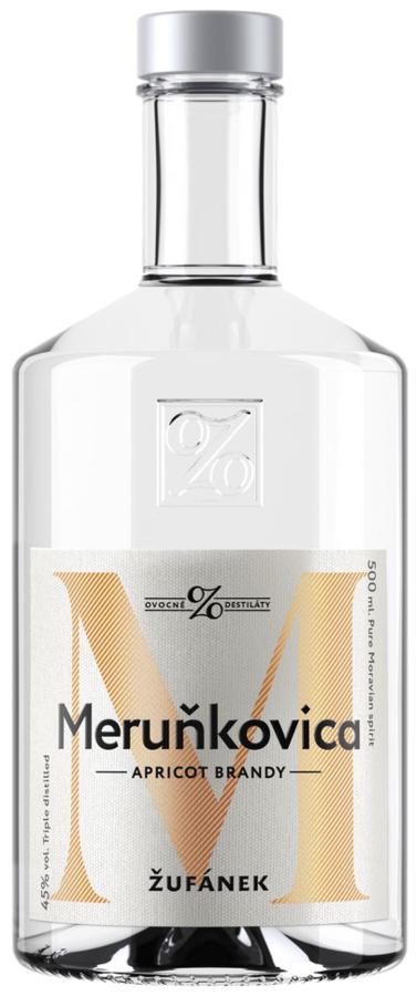 Žufánek Marhuľovica 45% 0.5L (holá láhev)