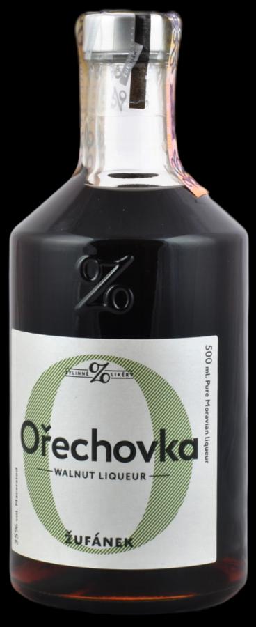 Žufánek Ořechovka 35% 0.5L (holá láhev)