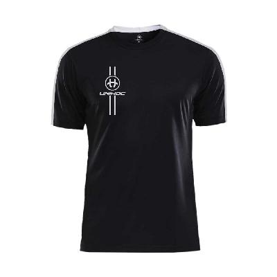 Unihoc Arrow T-shirt Black-White JR 120