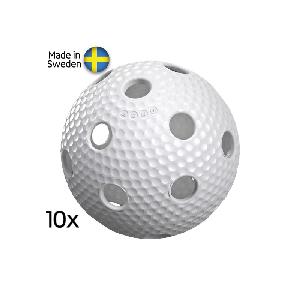 Salming Aero Ball White 10-pack