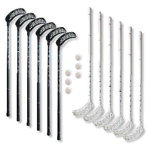Eurostick Gravity B/W IFF Set (12 hokejek) 7x levá / 5x pravá