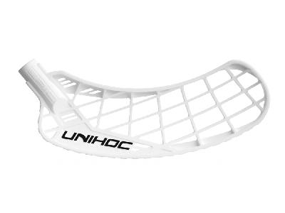 Čepel Unihoc Epic bílá Pravá (pravá ruka dole) tvrdá
