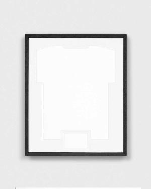 Walle Basic Window rám na dres bílá