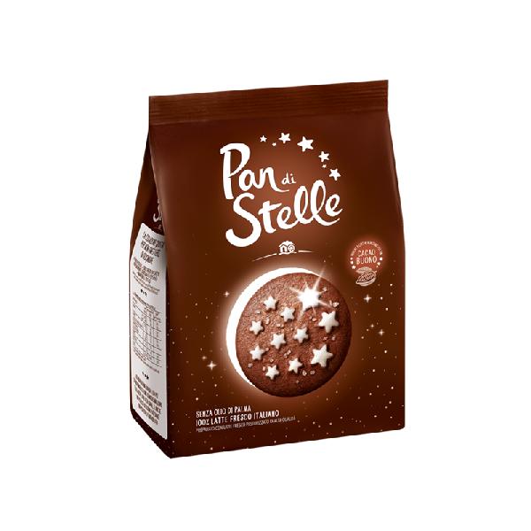 Sušenky Pan di Stelle Mulino Bianco s kakaem a čokoládou, 700 g