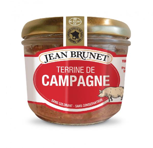Farmářská terina Jean Brunet, 180 g — tradiční francouzská paštika bez barviv