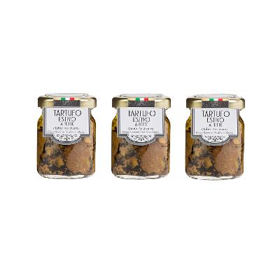 Plátky z černého letního lanýže Pagnani Tartufi 3× 50 g (Carpaccio)
