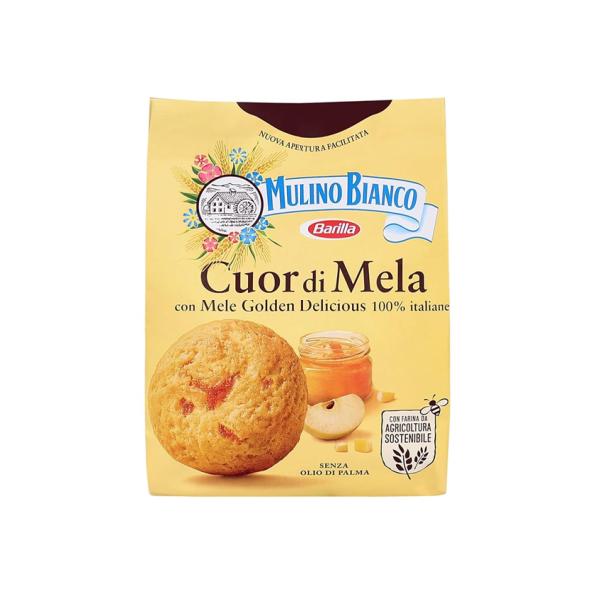 Sušenky Cuor di Mela Mulino Bianco s jablečnou náplní, 300 g