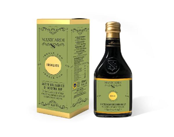Balzamikový ocet z Modeny IGP Barrique Manicardi, 250 ml — bez barviv (dárkové balení)