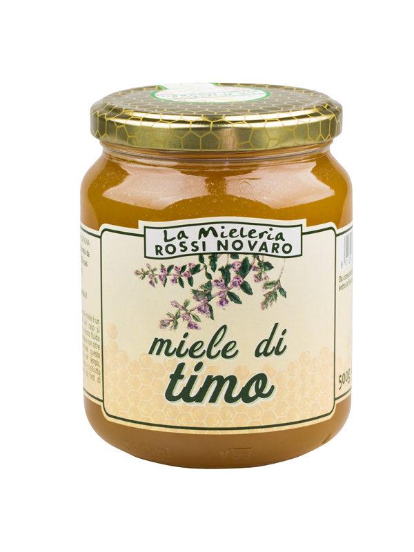 Med z tymiánových květů Apicoltura Rossi, 500 g (Miele di Timo)