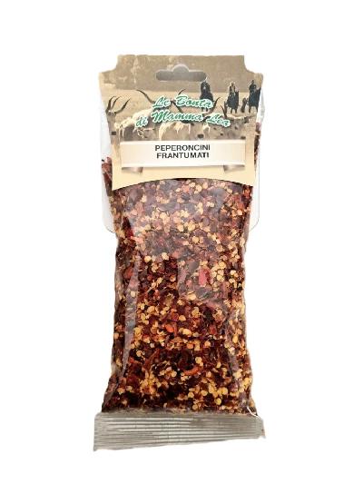 Drcené chilli papričky, 100 g