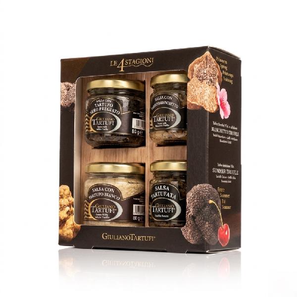 Dárkové balení 4 sezónní lanýžové omáčky, 320 g