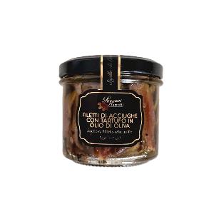 Filety z ančoviček s černým lanýžem, 90 g