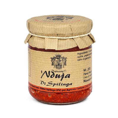 Nduja di Spilinga — pikantní roztíratelný vepřový salám Azienda Agricola Fontana, 180 g
