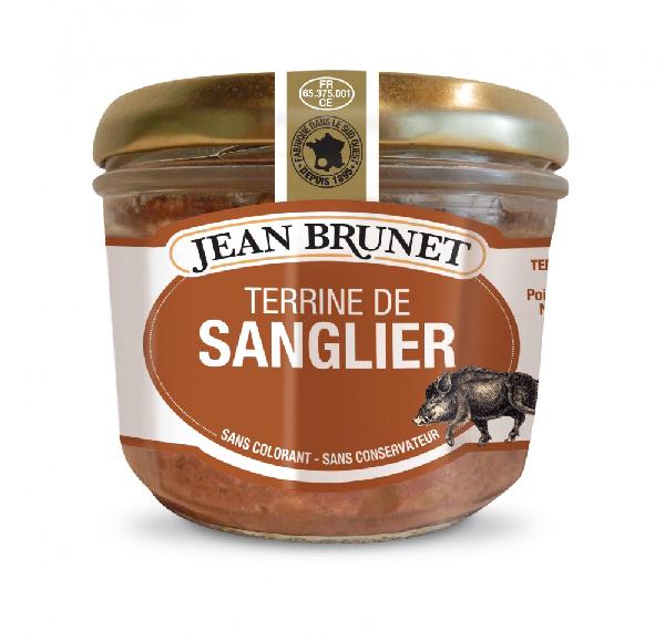 Kančí terina Jean Brunet, 180 g — francouzská paštika bez barviv