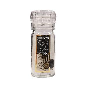 Hrubá Sicilská sůl s černým lanýžem - s mlýnkem, 90 g  (Lanýžová sůl)