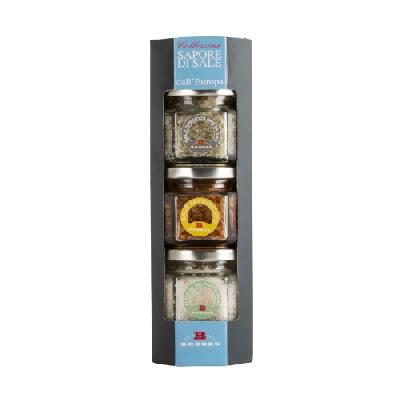 Dárková sada 3 soli z Evropy – Portugalsko, Guérande, uzená, 260 g