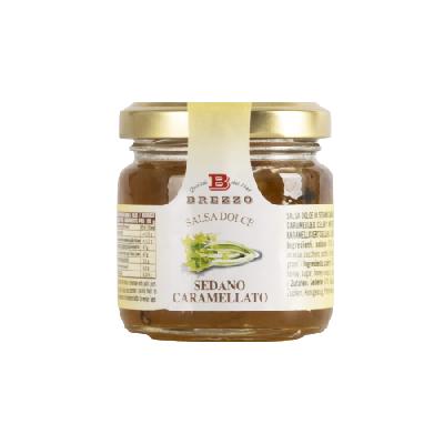 Čatní z karamelizovaného celeru s medem,  110 g