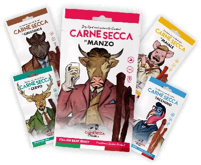 Carne Secca Italia - BeJerky Snacks — přehled produktů
