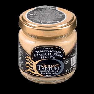 Sýrový krém z Pecorina s černým drahocenným lanýžem, 80 g