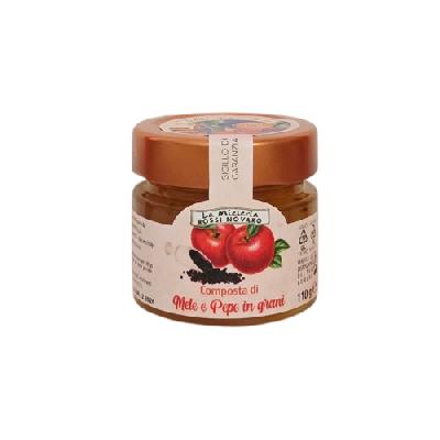 Čatní z jablek a zeleného pepře, 110 g