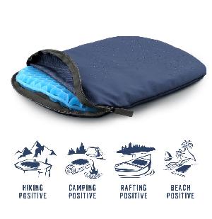 Cestovní podsedák MOSH Kamper light tmavomodrá / černá