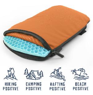 Cestovní podsedák MOSH Kamper oranžová / černá